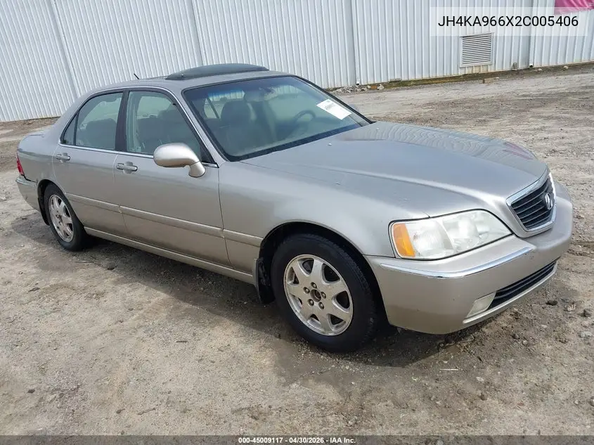 2002 Acura Rl 3.5 VIN: JH4KA966X2C005406 Lot: 45009117