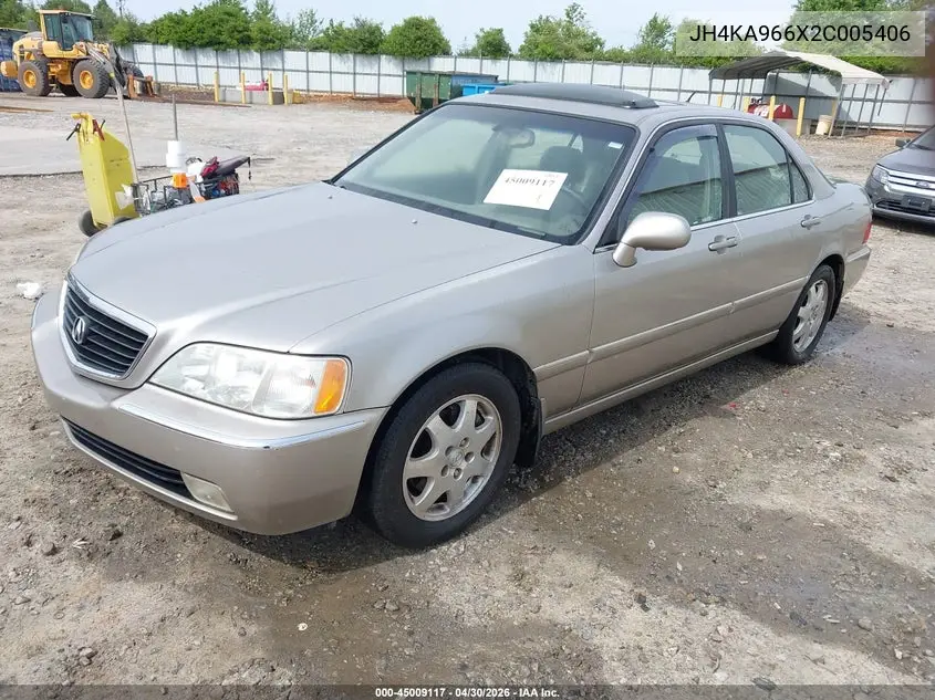 2002 Acura Rl 3.5 VIN: JH4KA966X2C005406 Lot: 45009117