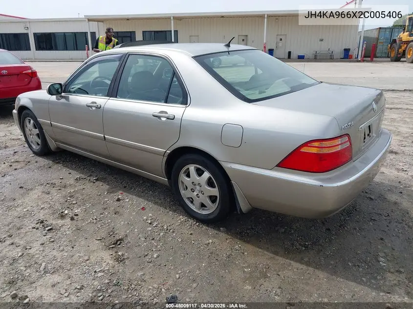 2002 Acura Rl 3.5 VIN: JH4KA966X2C005406 Lot: 45009117