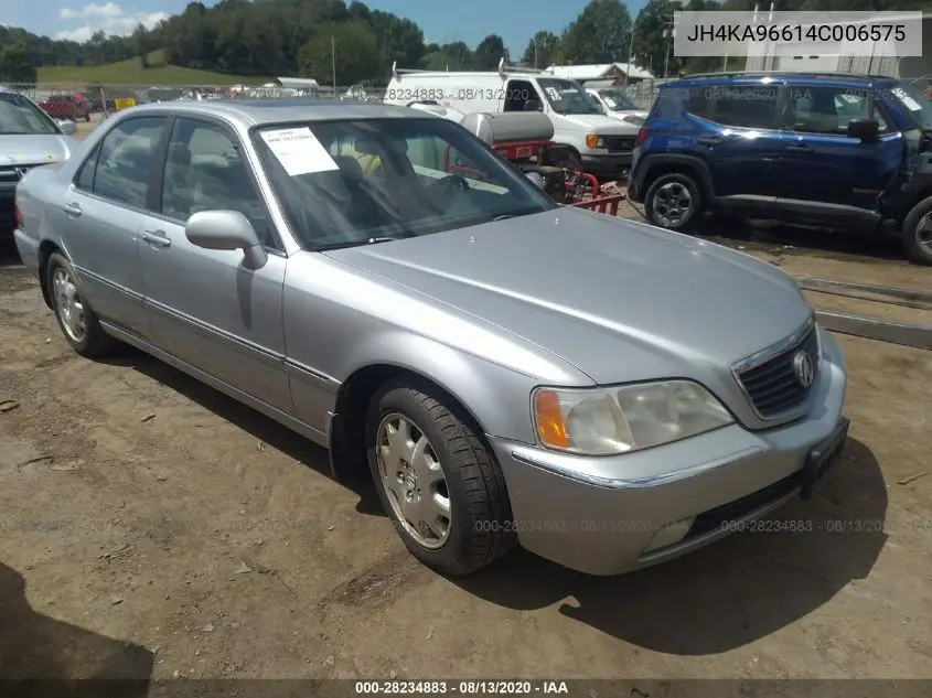 2004 Acura Rl W/Navigation System VIN: JH4KA96614C006575 Lot: 28234883