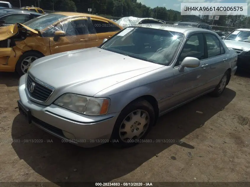 2004 Acura Rl W/Navigation System VIN: JH4KA96614C006575 Lot: 28234883