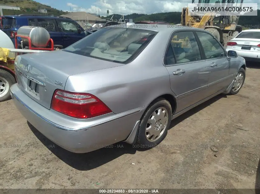 2004 Acura Rl W/Navigation System VIN: JH4KA96614C006575 Lot: 28234883