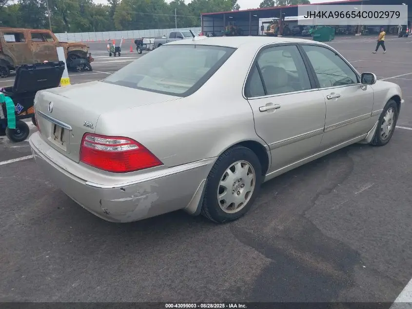 2004 Acura Rl 3.5 VIN: JH4KA96654C002979 Lot: 43095003