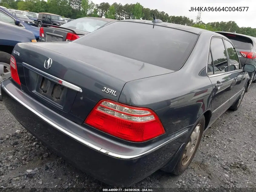 2004 Acura Rl 3.5 VIN: JH4KA96664C004577 Lot: 44906177