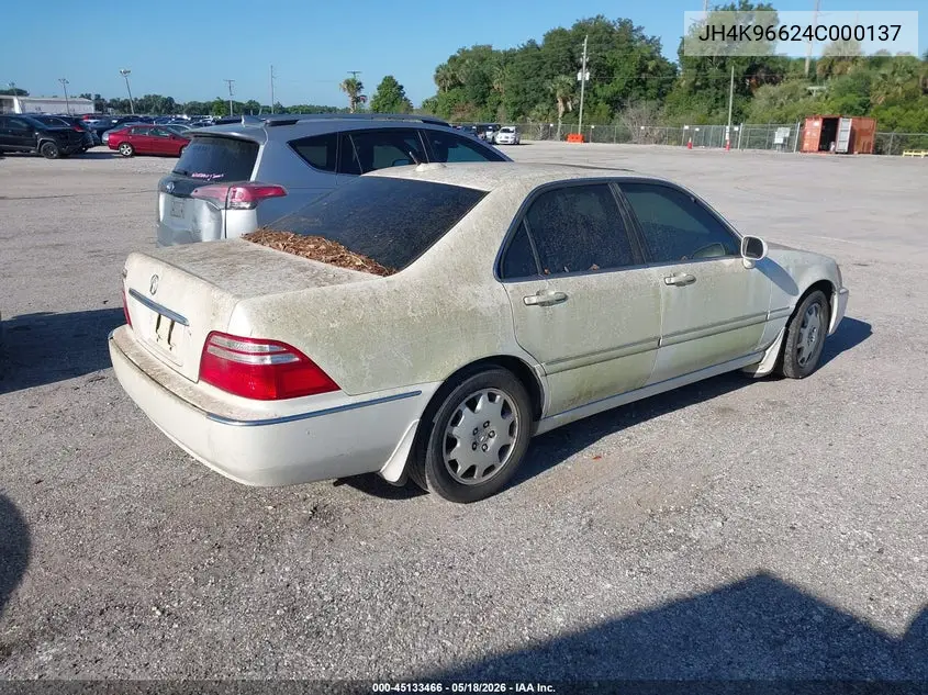 2004 Acura Rl 3.5 VIN: JH4KA96624C000137 Lot: 45133466