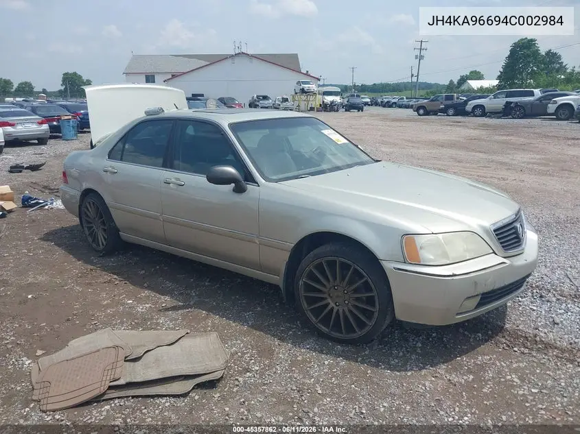 2004 Acura Rl 3.5 VIN: JH4KA96694C002984 Lot: 45357862