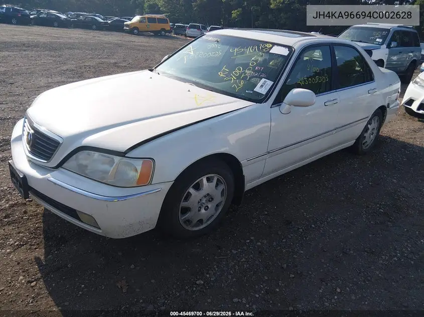 2004 Acura Rl 3.5 VIN: JH4KA96694C002628 Lot: 45469700