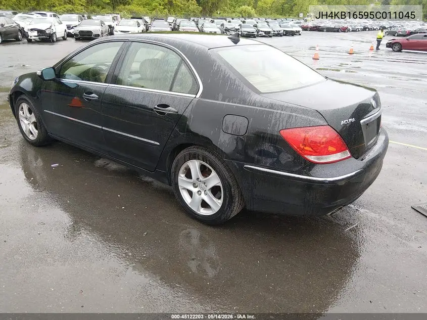 2005 Acura Rl 3.5 VIN: JH4KB16595C011045 Lot: 45122203