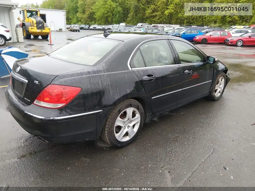2005 Acura Rl 3.5 VIN: JH4KB16595C011045 Lot: 45122203