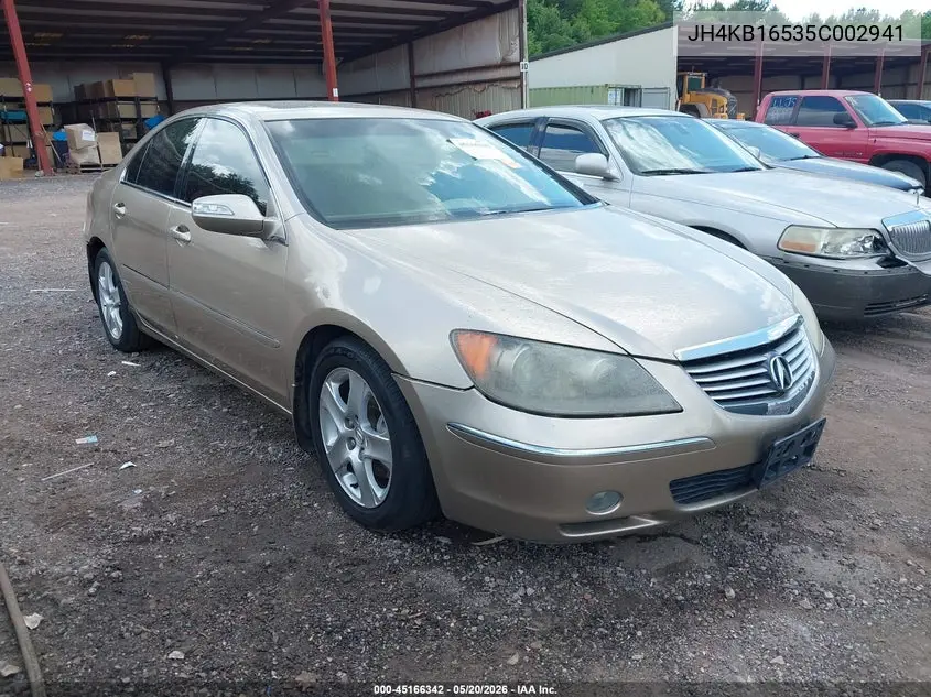 JH4KB16535C002941 2005 Acura Rl 3.5