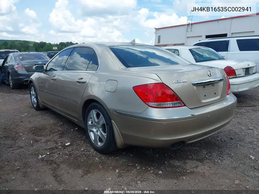 JH4KB16535C002941 2005 Acura Rl 3.5