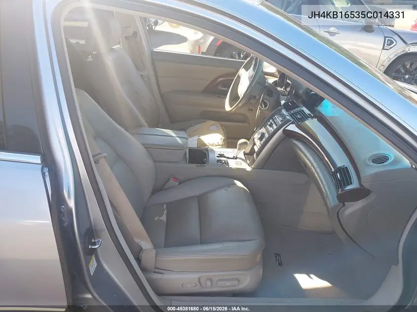2005 Acura Rl 3.5 VIN: JH4KB16535C014331 Lot: 45381680