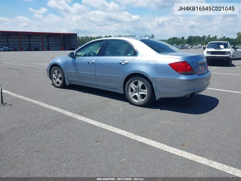 2005 Acura Rl 3.5 VIN: JH4KB16545C021045 Lot: 45407655