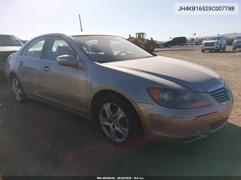 2005 Acura Rl 3.5 VIN: JH4KB16525C007788 Lot: 45506348