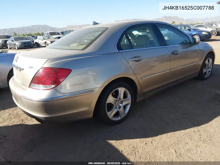 2005 Acura Rl 3.5 VIN: JH4KB16525C007788 Lot: 45506348