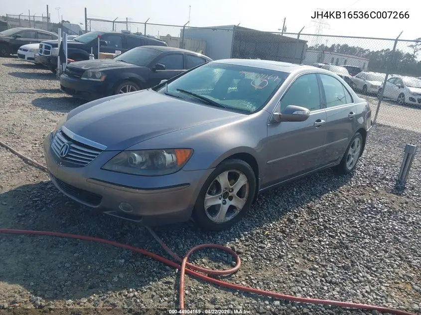 2006 Acura Rl 3.5 VIN: JH4KB16536C007266 Lot: 44904169