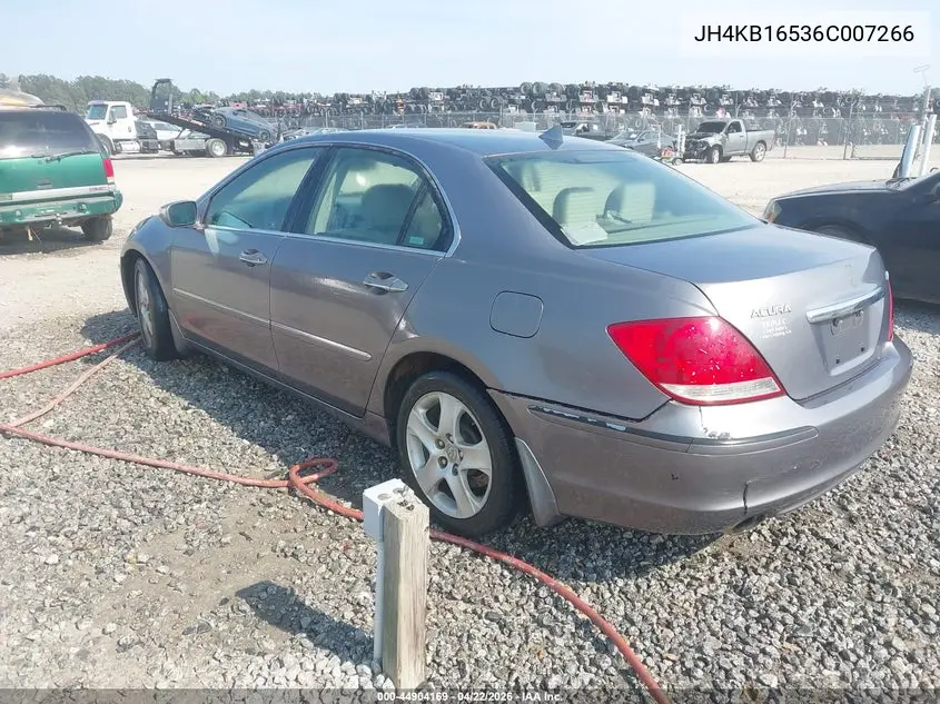 2006 Acura Rl 3.5 VIN: JH4KB16536C007266 Lot: 44904169