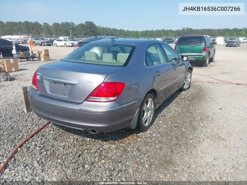 2006 Acura Rl 3.5 VIN: JH4KB16536C007266 Lot: 44904169