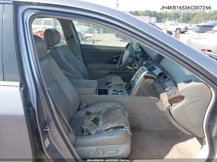 2006 Acura Rl 3.5 VIN: JH4KB16536C007266 Lot: 44904169
