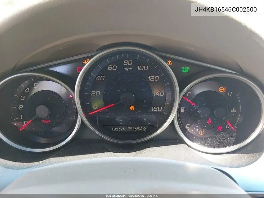 2006 Acura Rl 3.5 VIN: JH4KB16546C002500 Lot: 45002081