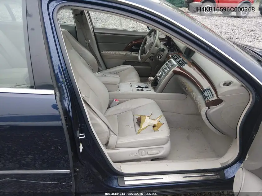 2006 Acura Rl 3.5 VIN: JH4KB16596C000368 Lot: 45181944