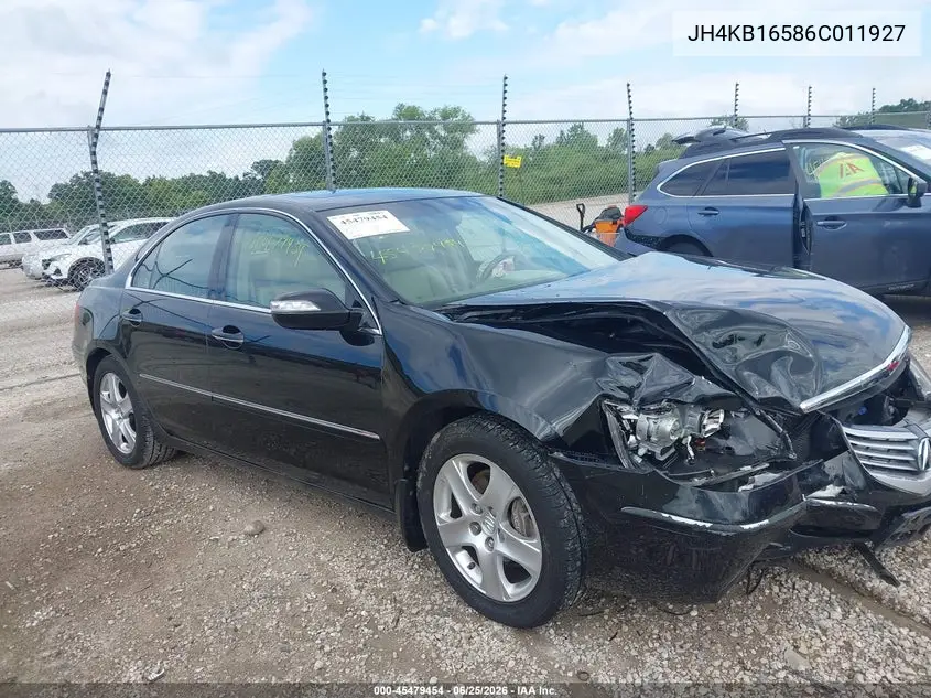 2006 Acura Rl 3.5 VIN: JH4KB16586C011927 Lot: 45479454