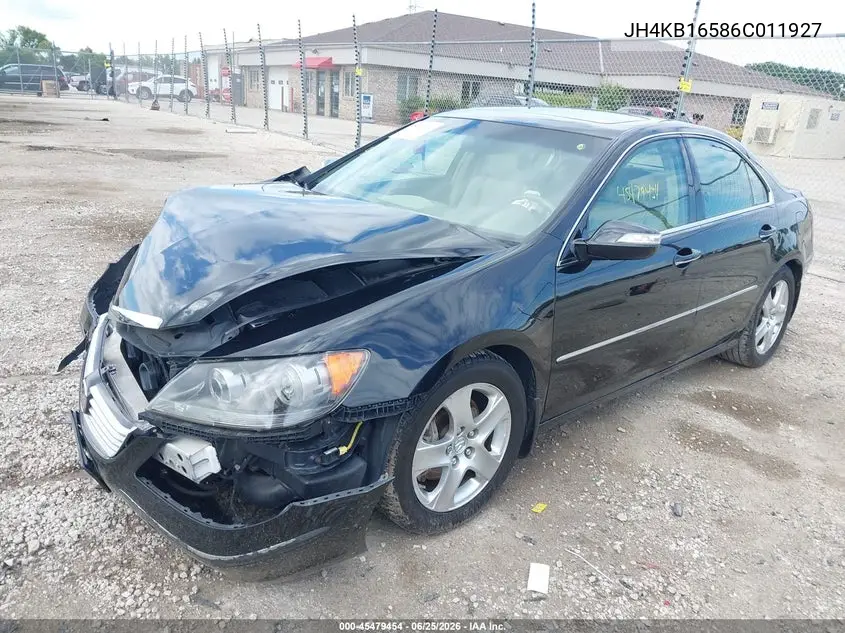 2006 Acura Rl 3.5 VIN: JH4KB16586C011927 Lot: 45479454