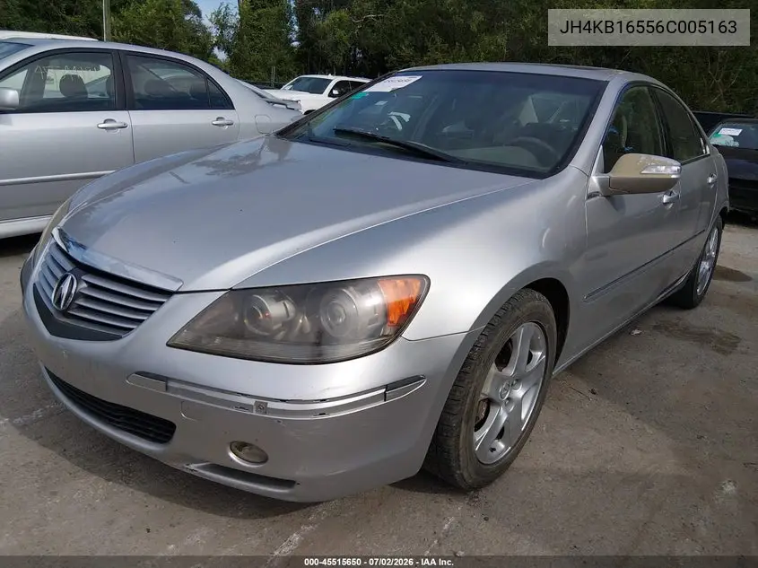 2006 Acura Rl 3.5 VIN: JH4KB16556C005163 Lot: 45515650