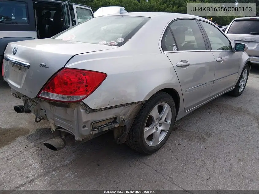 2006 Acura Rl 3.5 VIN: JH4KB16556C005163 Lot: 45515650