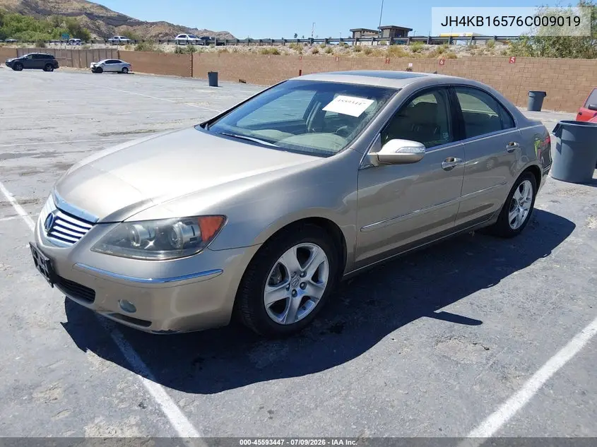 2006 Acura Rl 3.5 VIN: JH4KB16576C009019 Lot: 45593447
