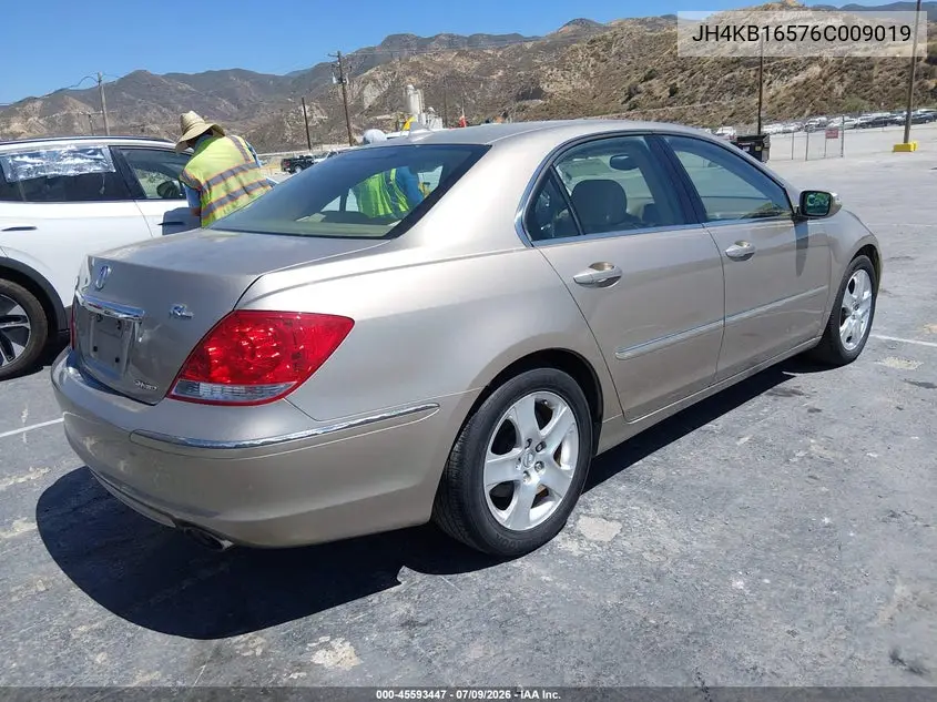 2006 Acura Rl 3.5 VIN: JH4KB16576C009019 Lot: 45593447