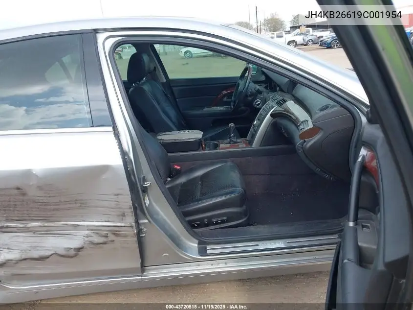 2009 Acura Rl 3.7 VIN: JH4KB26619C001954 Lot: 43720515