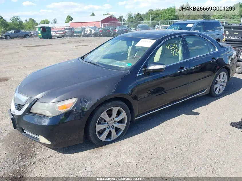 2009 Acura Rl 3.7 VIN: JH4KB26669C001299 Lot: 45249294