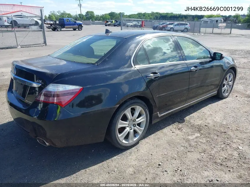 2009 Acura Rl 3.7 VIN: JH4KB26669C001299 Lot: 45249294