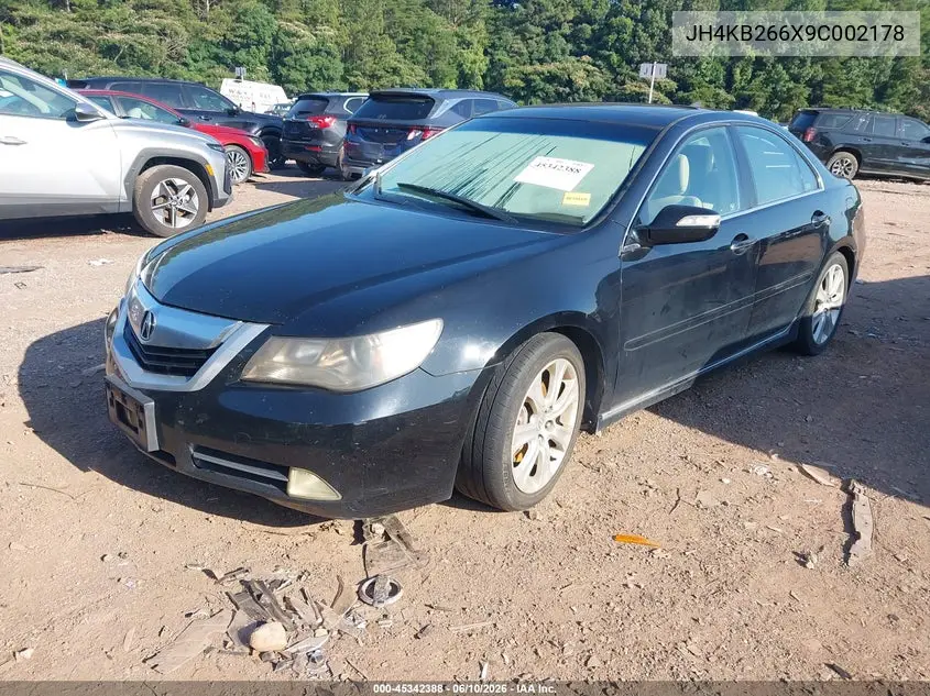 2009 Acura Rl 3.7 VIN: JH4KB266X9C002178 Lot: 45342388