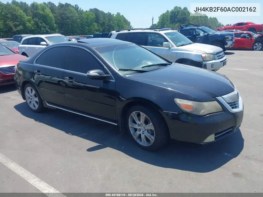 2010 Acura Rl 3.7 VIN: JH4KB2F60AC002162 Lot: 45166110