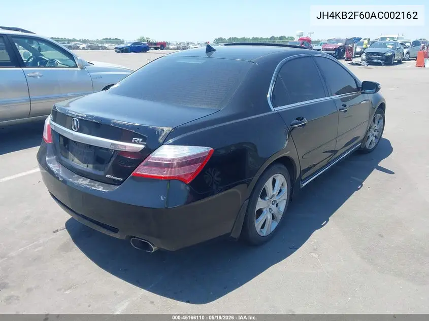 2010 Acura Rl 3.7 VIN: JH4KB2F60AC002162 Lot: 45166110