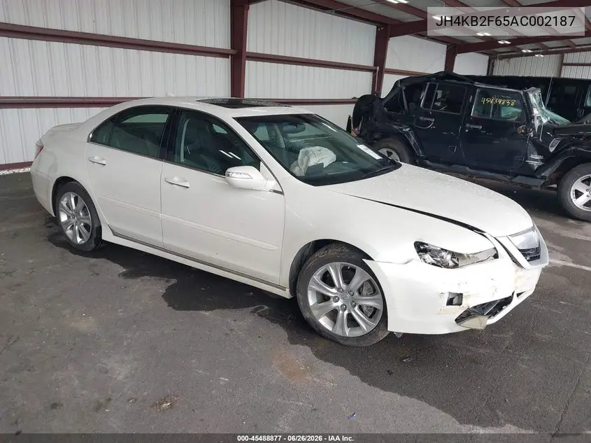 2010 Acura Rl 3.7 VIN: JH4KB2F65AC002187 Lot: 45488877