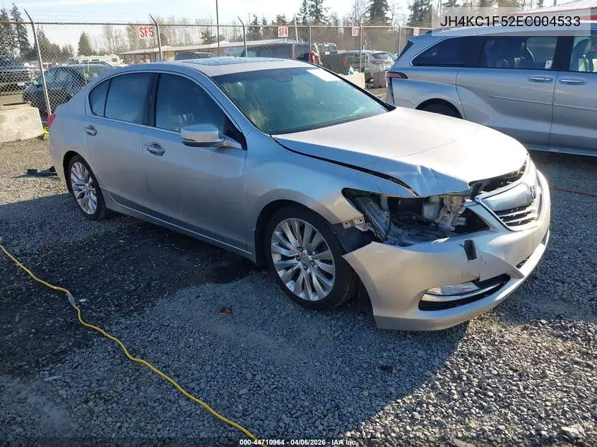 2014 Acura Rlx VIN: JH4KC1F52EC004533 Lot: 44710964