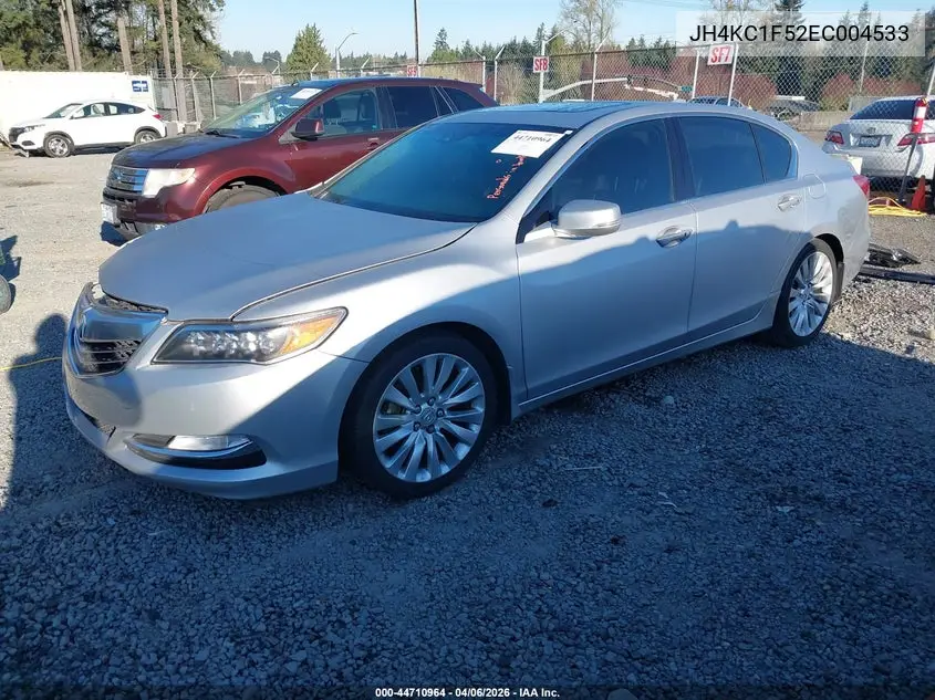2014 Acura Rlx VIN: JH4KC1F52EC004533 Lot: 44710964