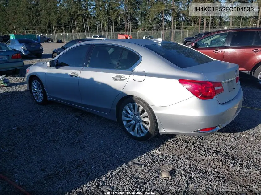 2014 Acura Rlx VIN: JH4KC1F52EC004533 Lot: 44710964
