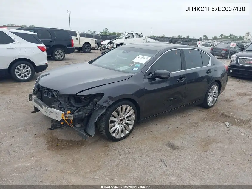2014 Acura Rlx VIN: JH4KC1F57EC007430 Lot: 44727675
