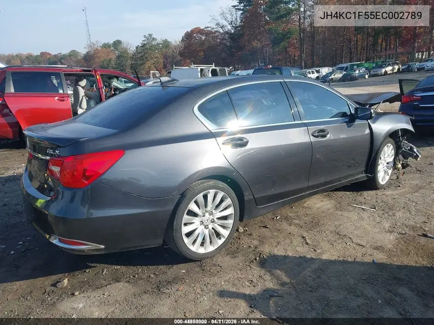 2014 Acura Rlx VIN: JH4KC1F55EC002789 Lot: 44850300