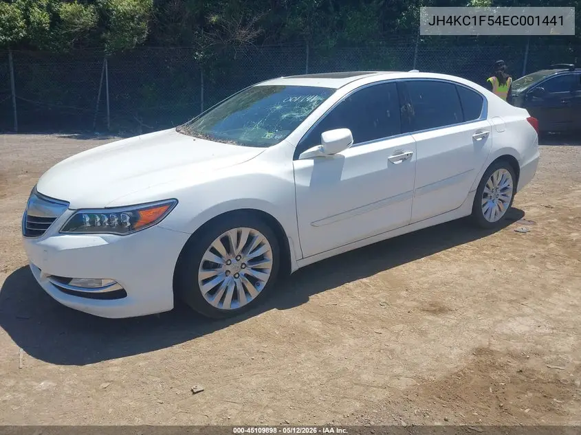 2014 Acura Rlx VIN: JH4KC1F54EC001441 Lot: 45109898