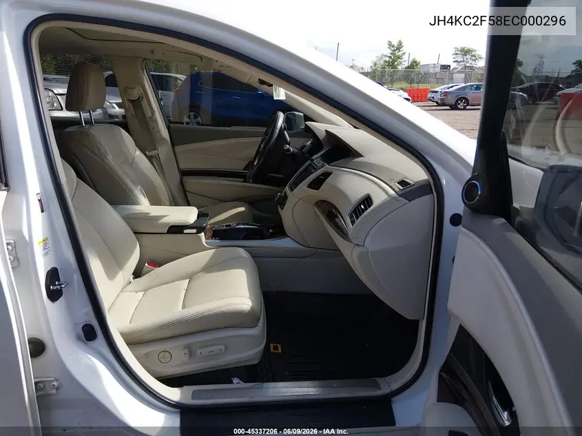 2014 Acura Rlx Sport Hybrid Technology Package VIN: JH4KC2F58EC000296 Lot: 45337206