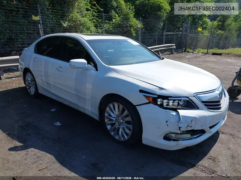 2014 Acura Rlx VIN: JH4KC1F35EC002404 Lot: 45352438