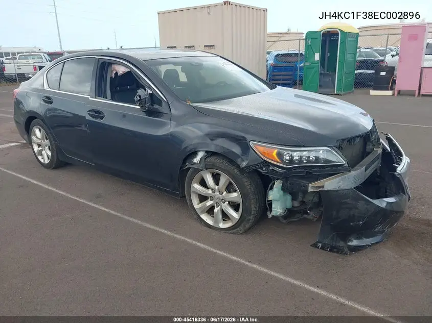 2014 Acura Rlx VIN: JH4KC1F38EC002896 Lot: 45416336