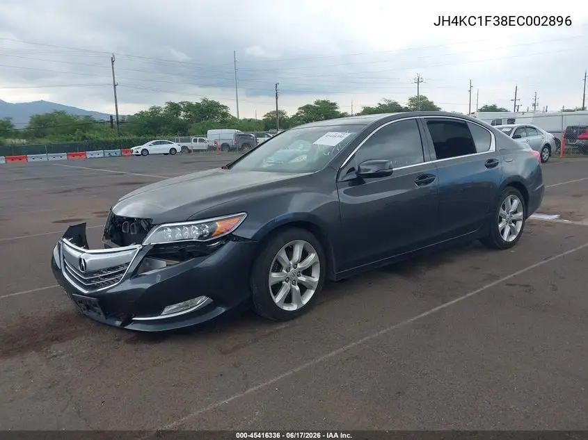 2014 Acura Rlx VIN: JH4KC1F38EC002896 Lot: 45416336