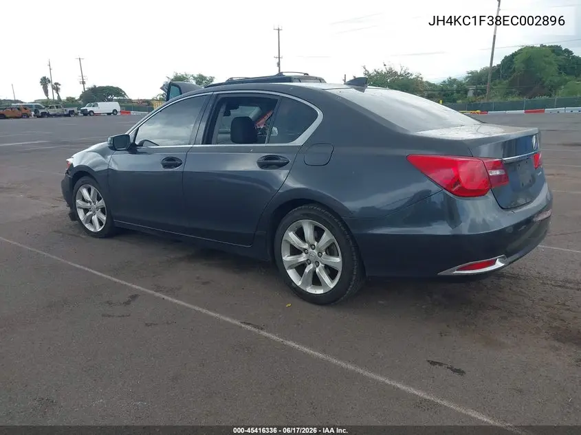 2014 Acura Rlx VIN: JH4KC1F38EC002896 Lot: 45416336