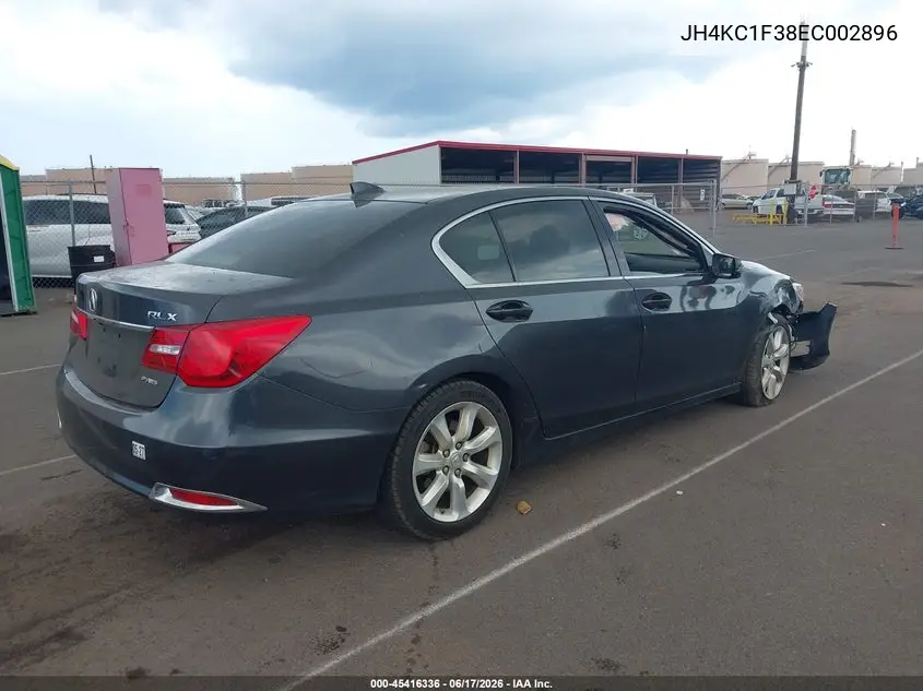 2014 Acura Rlx VIN: JH4KC1F38EC002896 Lot: 45416336